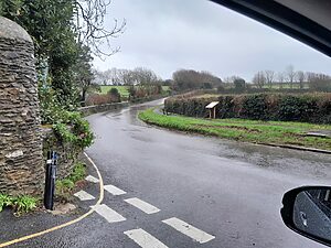 Flooding on Sands Road, Slapton