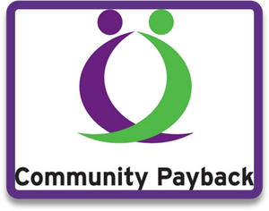 HM Prison Service community payback scheme logo
